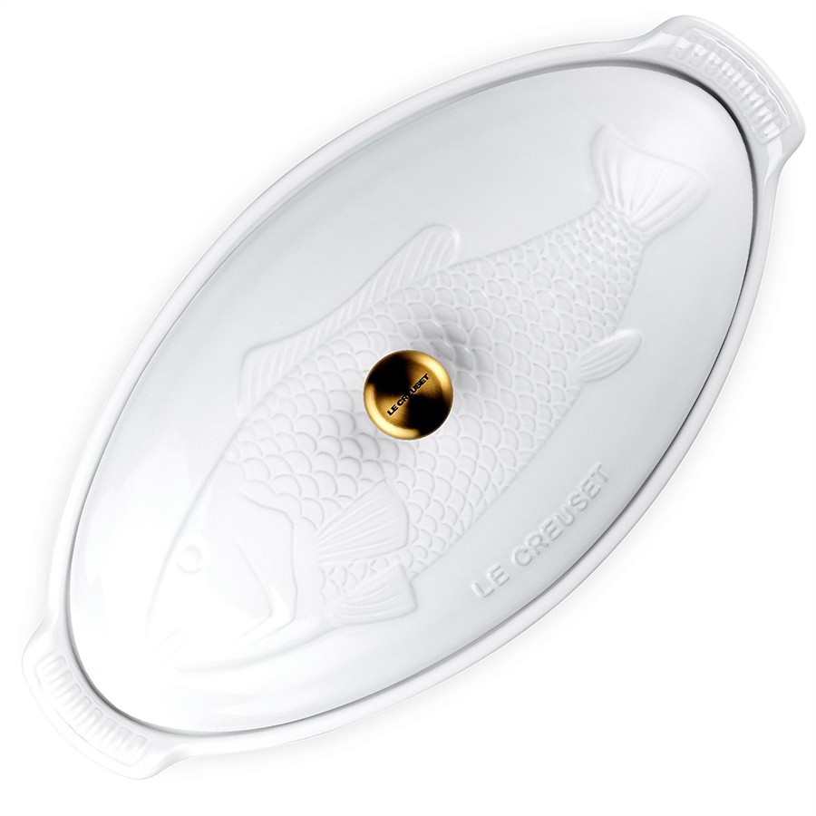 additioanl image for  Le Creuset Heritage Fish Dish Wht 1.6 L 