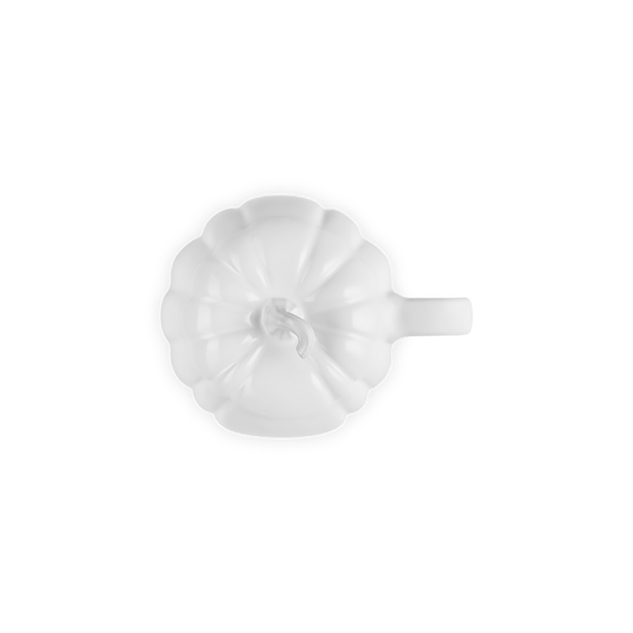 additioanl image for  Le Creuset Pumpkin Mug W/Lid Wht 400 ml 