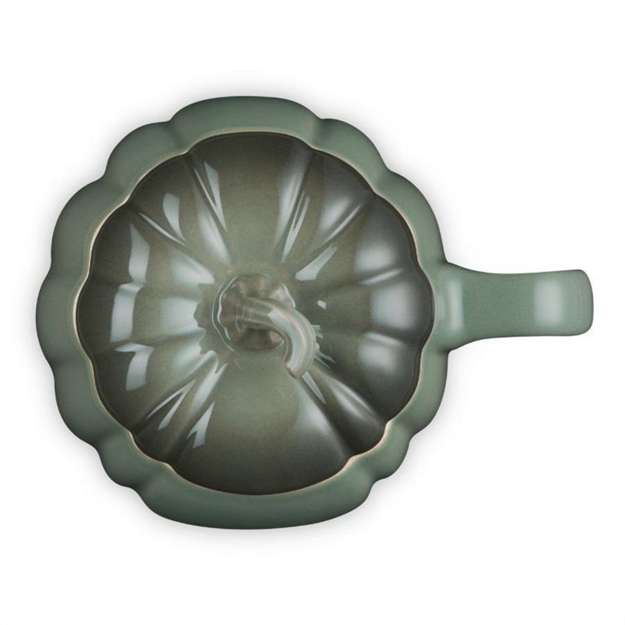 additioanl image for  Le Creuset Pumpkin Mug w/Lid Thyme 400ml 