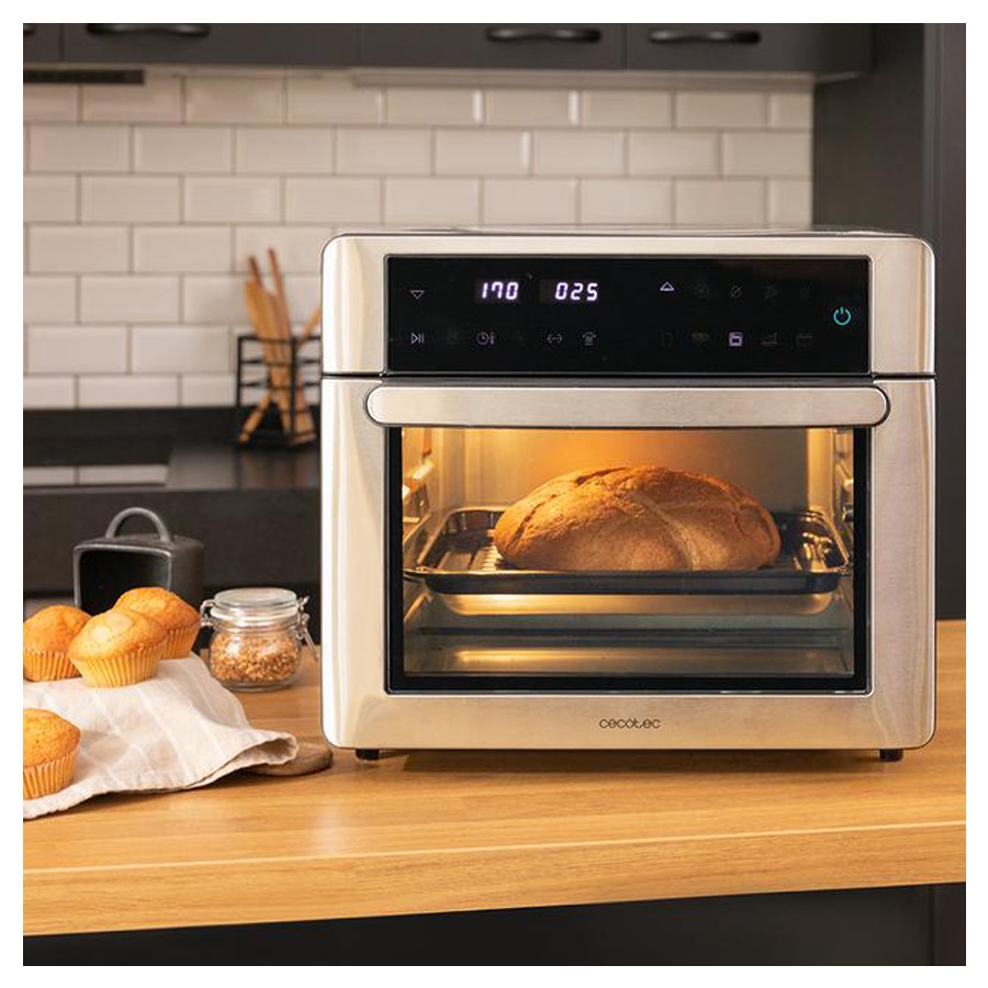 additioanl image for  Cecotec Air Fryer Mini Oven Steel 30 L 