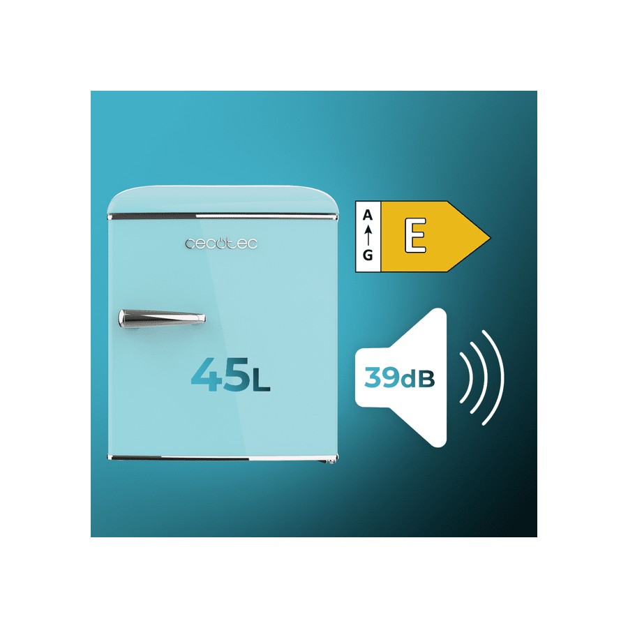 additioanl image for  Cecotec Fridge Retro Tabletop Blue 45 L 