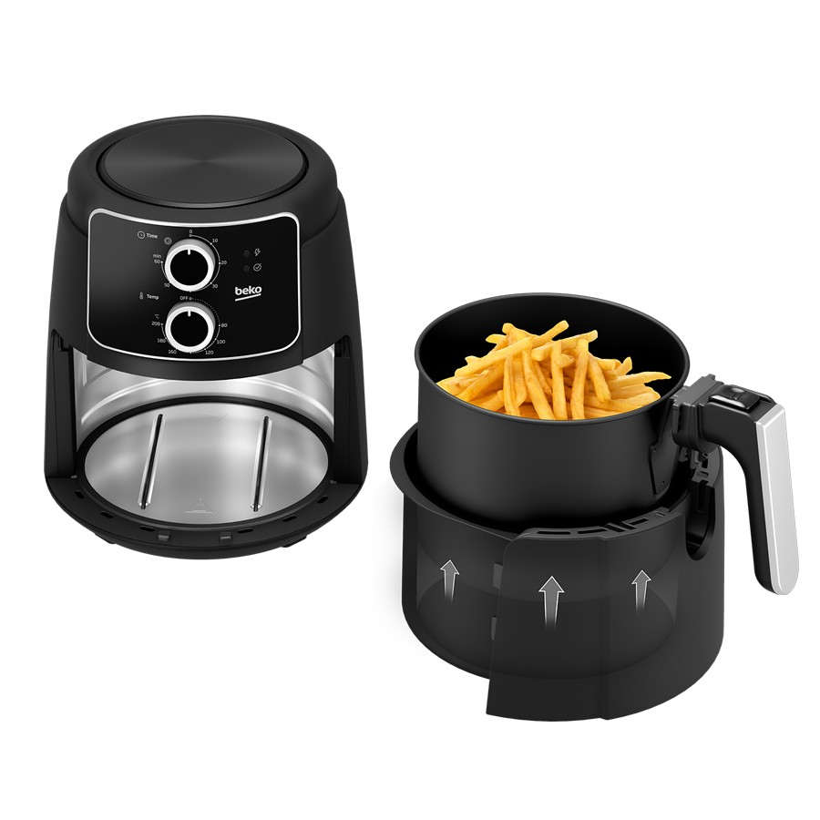 additioanl image for  Beko AirFryer Black 3.9 Litre 1500 W 