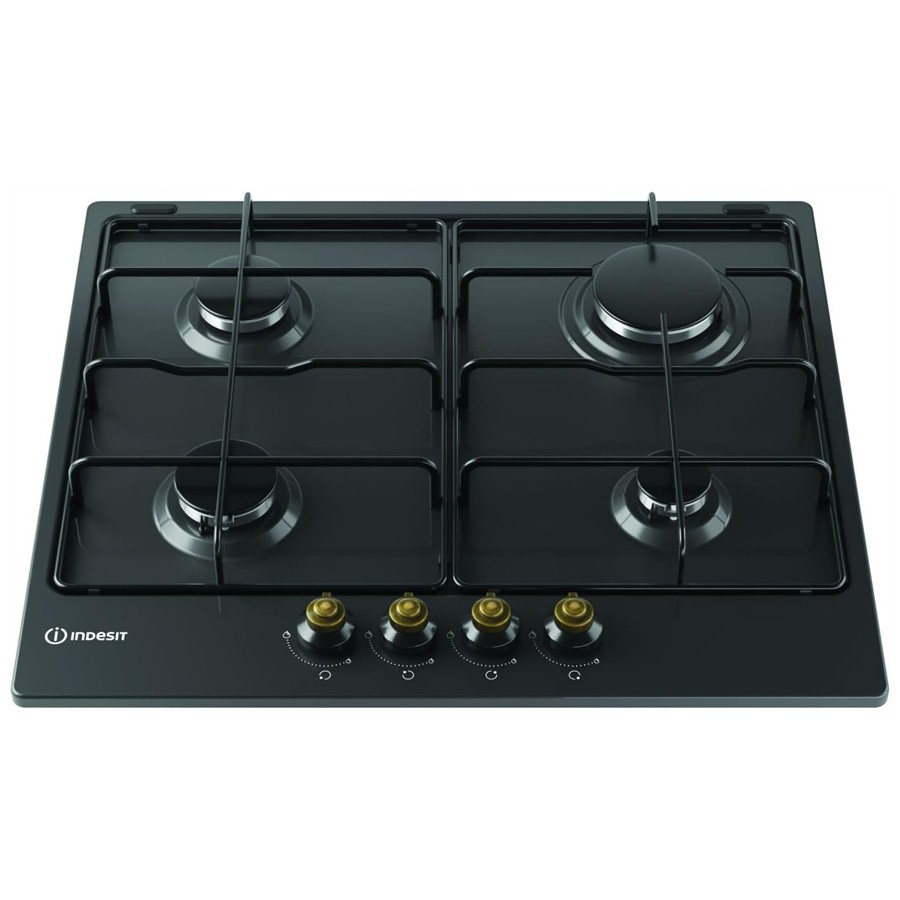 additioanl image for  Indesit Hob Gas 4 Burners Black 