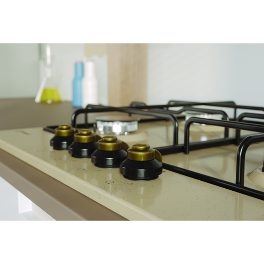 additioanl image for  Indesit Hob Gas 4 Burners Oat Finish 