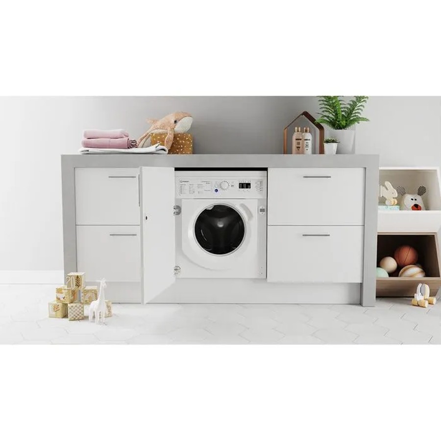 additioanl image for  Indesit Washer Dryer 8/6 Kg Integrat Wht 