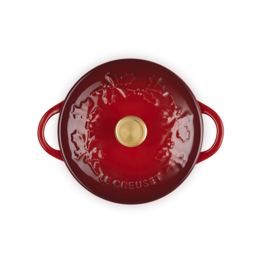 additioanl image for  Le Creuset Holly Petite Casserole Cerise 