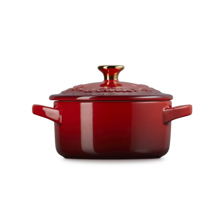 additioanl image for  Le Creuset Holly Petite Casserole Cerise 