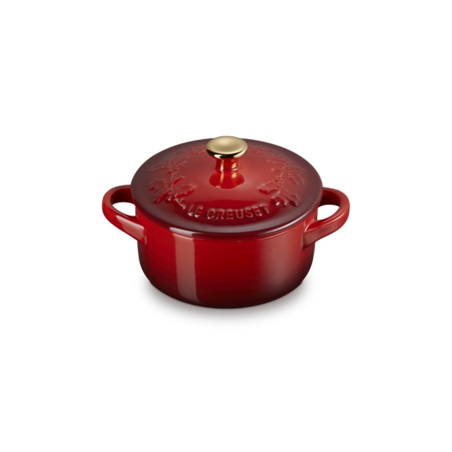 additioanl image for  Le Creuset Holly Petite Casserole Cerise 