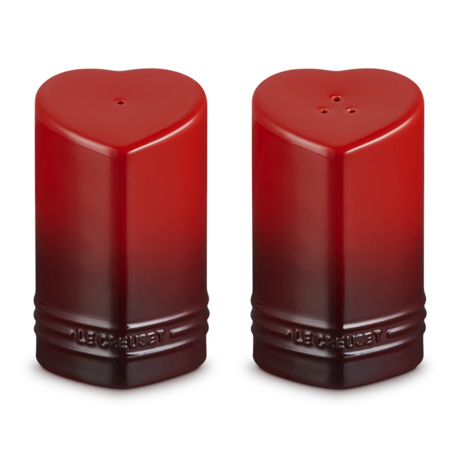 additioanl image for  Le Creuset Hrt Salt&Pepper Shaker Cerise 