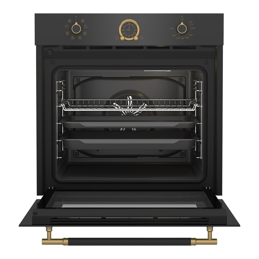additioanl image for  Beko Built-In Oven Rustic 72L Anthracite 