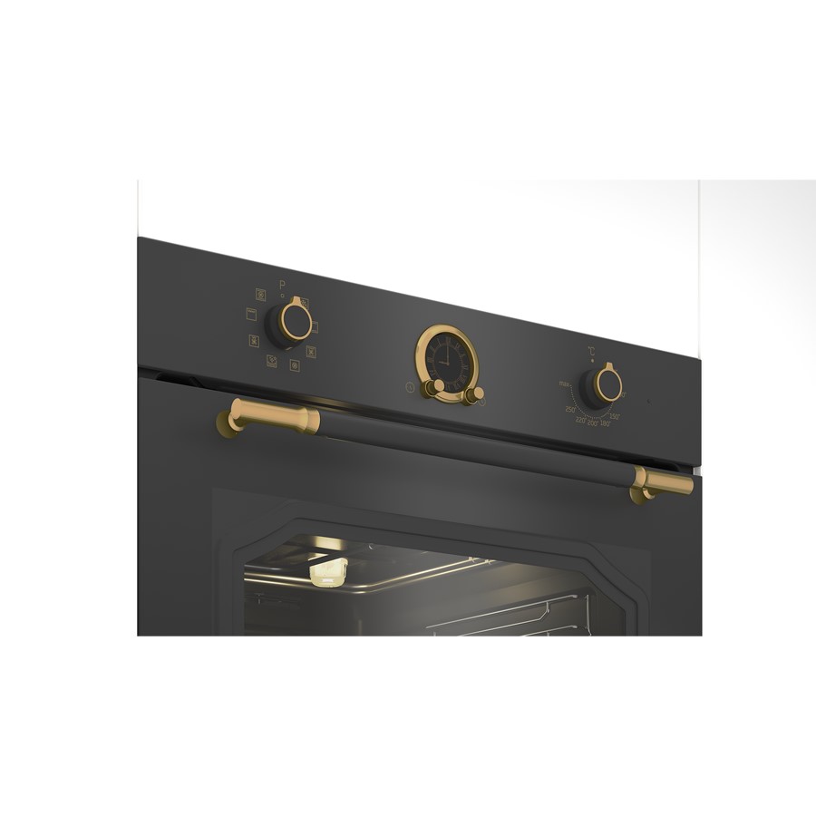 additioanl image for  Beko Built-In Oven Rustic 72L Anthracite 