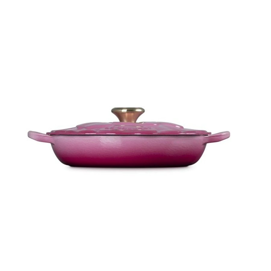 additioanl image for  Le Creuset Petal Rd. Braiser Berry 26 cm 