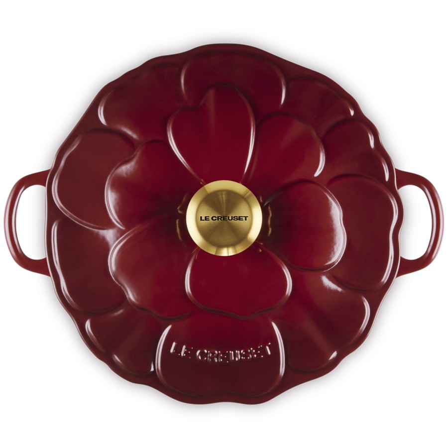 additioanl image for  Le Creuset Petal Low Braiser Garnet 26cm 