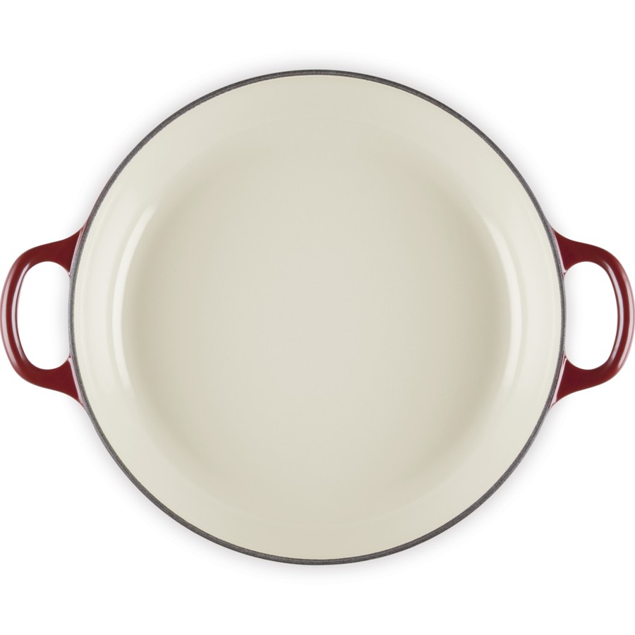 additioanl image for  Le Creuset Petal Low Braiser Garnet 26cm 