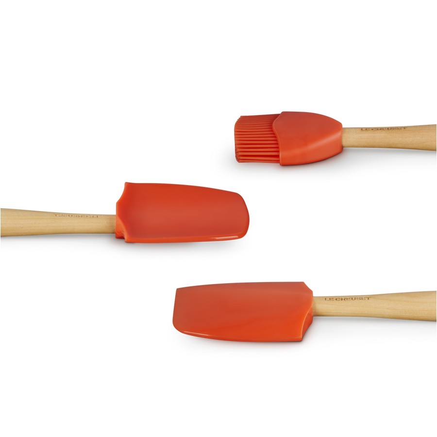 additioanl image for  Le Creuset Set of 3 Craft Spatulas Flame 