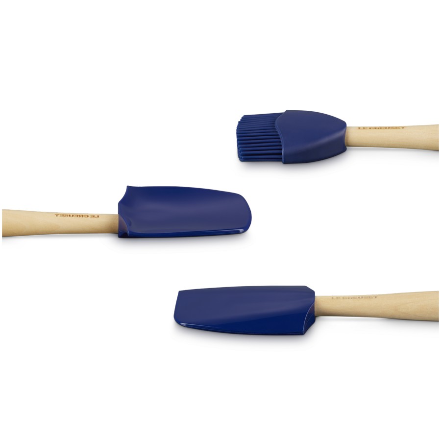 additioanl image for  Le Creuset Set of 3 Craft Spatulas A/Blu 