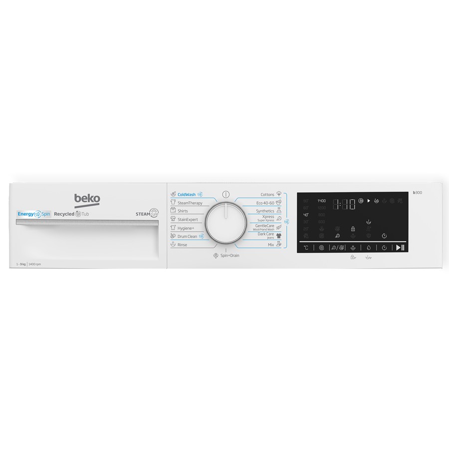 additioanl image for  Beko 9 Kg Washing Machine Wht. 1400 rpm 