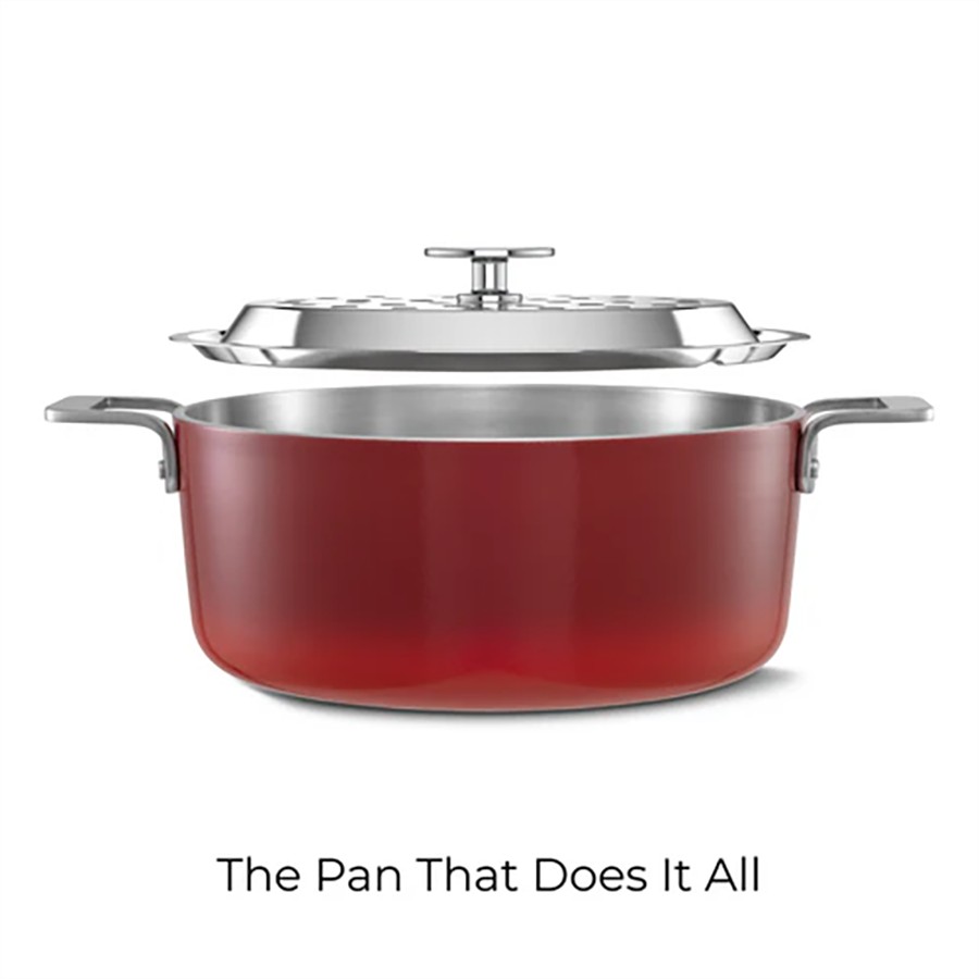additioanl image for  Bare Dutch Oven Red 6.7 Litres 28 cm 