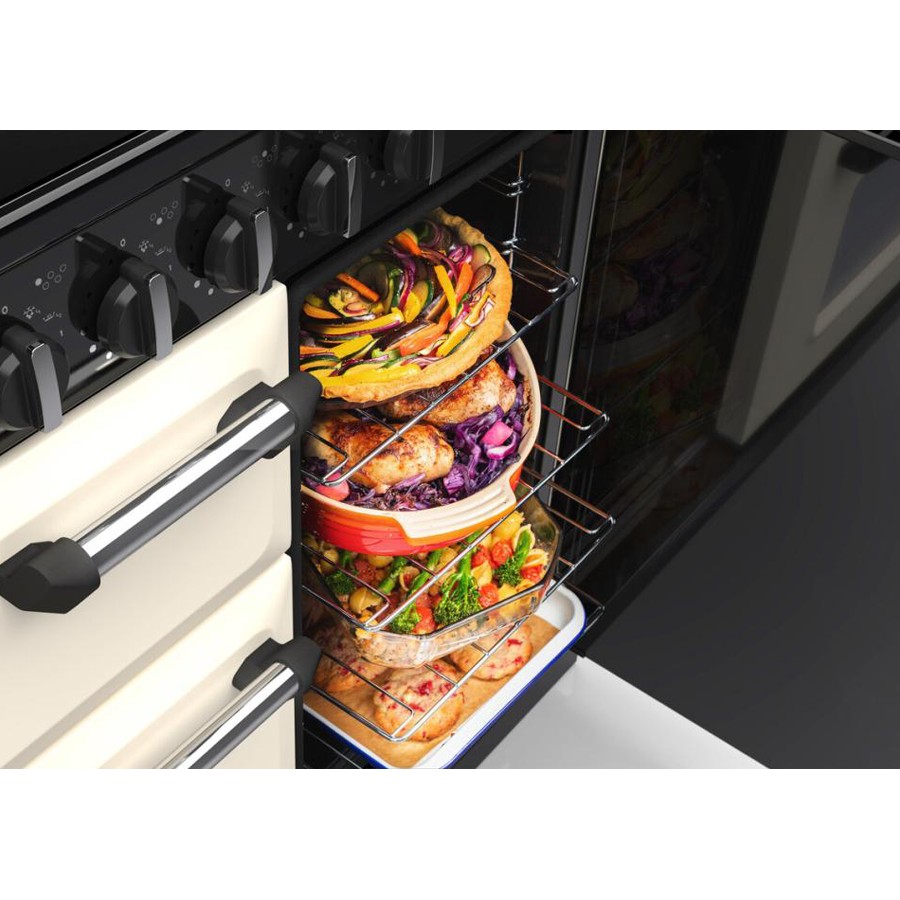 additioanl image for  RangeM Dual Fuel Blue/Chrome 90 cm 