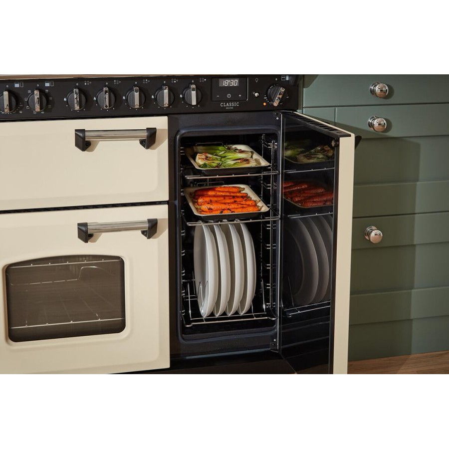 additioanl image for  RangeM Dual Fuel Slate/Chrome 110 cm 