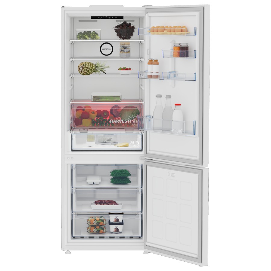 additioanl image for  Beko Fridge/F Combi No Frost White 490 L 