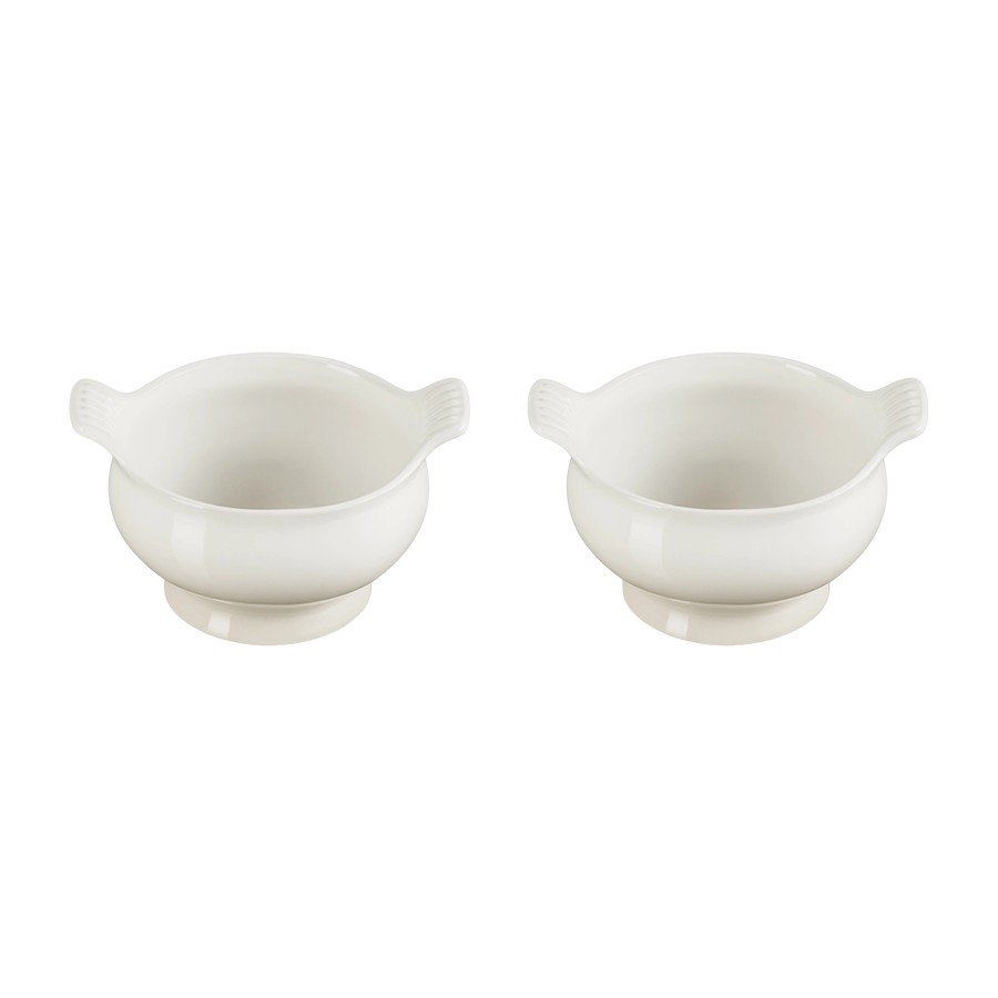 additioanl image for  Le Creuset Soup Bowl x2 Meringue 600 ml 