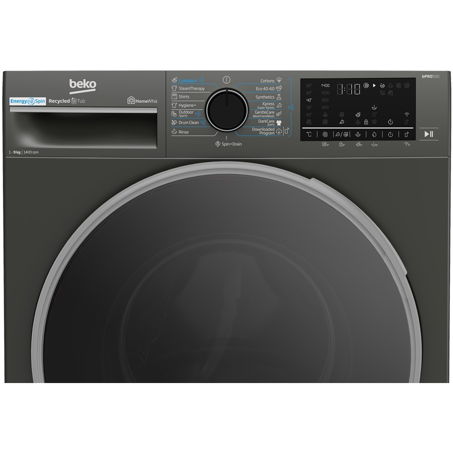 additioanl image for  Beko 9 Kg Washing Machine 1400 rpm Grey 