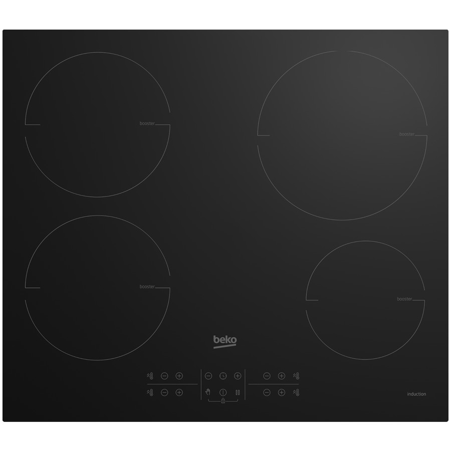 additioanl image for  Beko Hob Induction 4 Zone Black 60 cm 