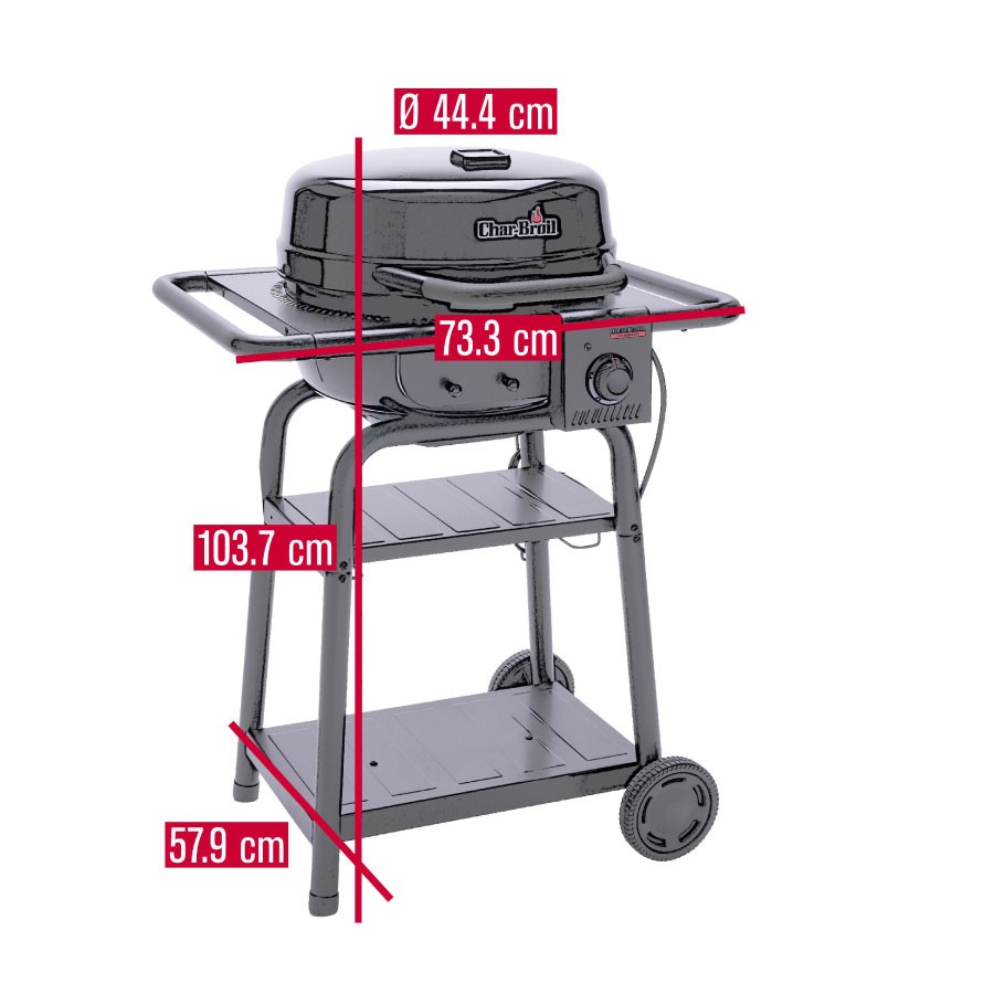 additioanl image for  Char-Broil Patio Bistro E2Coal 