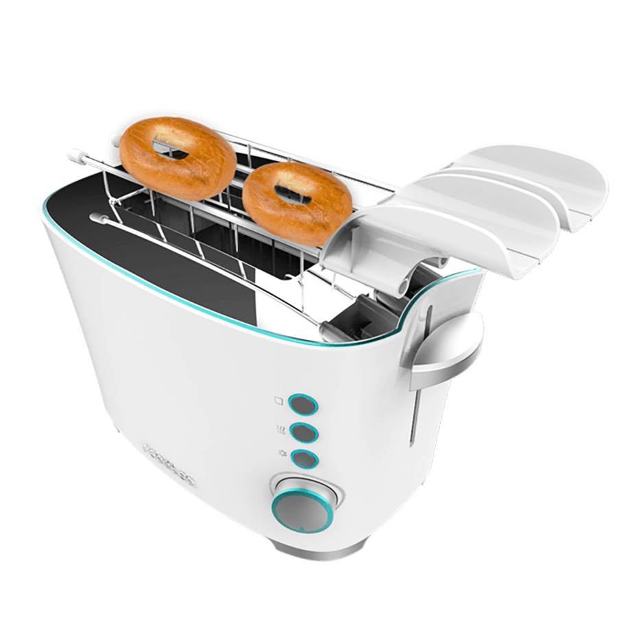 additioanl image for  Cecotec Toaster Double Width White 650 W 