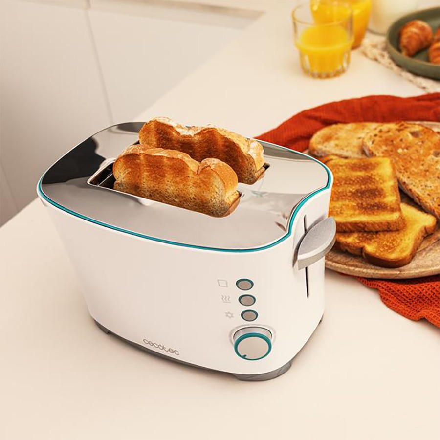 additioanl image for  Cecotec Toaster Double Width White 650 W 