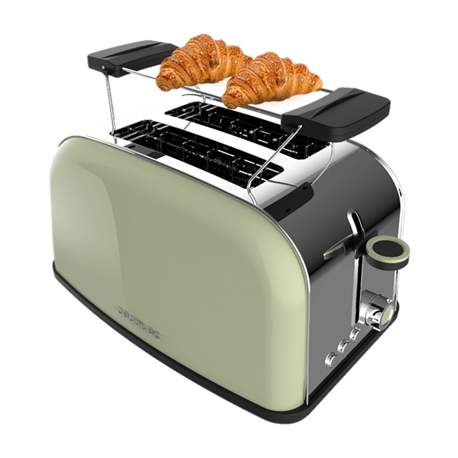 additioanl image for  Cecotec Toaster S/Steel & Green 850 W 