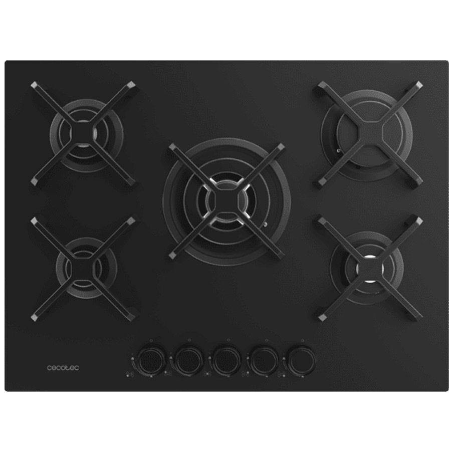 additioanl image for  Cecotec Hob Gas 5 Burners Black 
