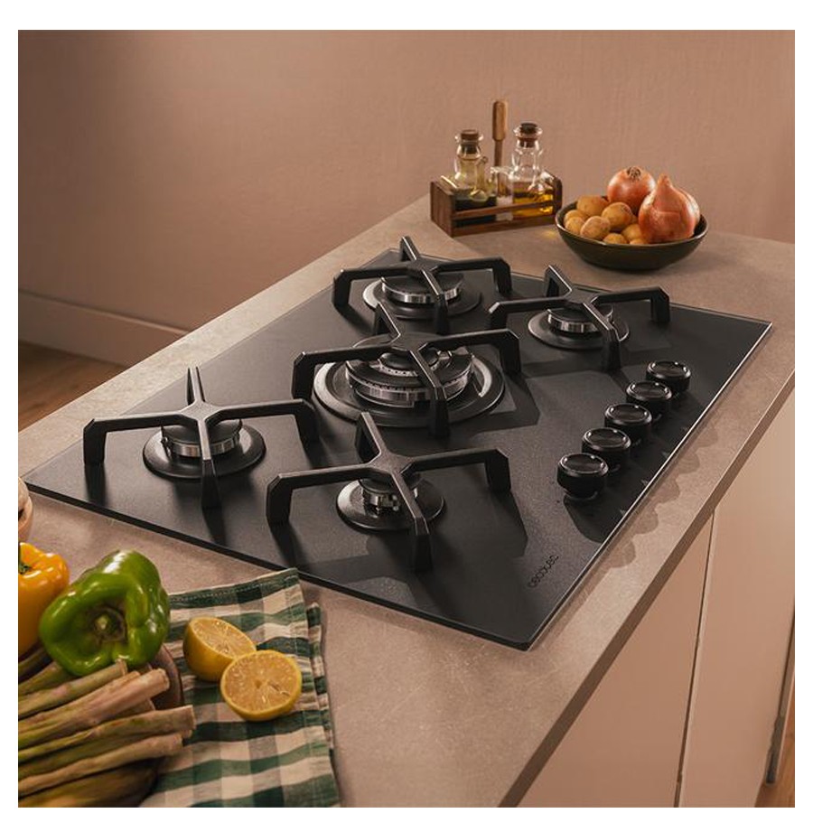 additioanl image for  Cecotec Hob Gas 5 Burners Black 