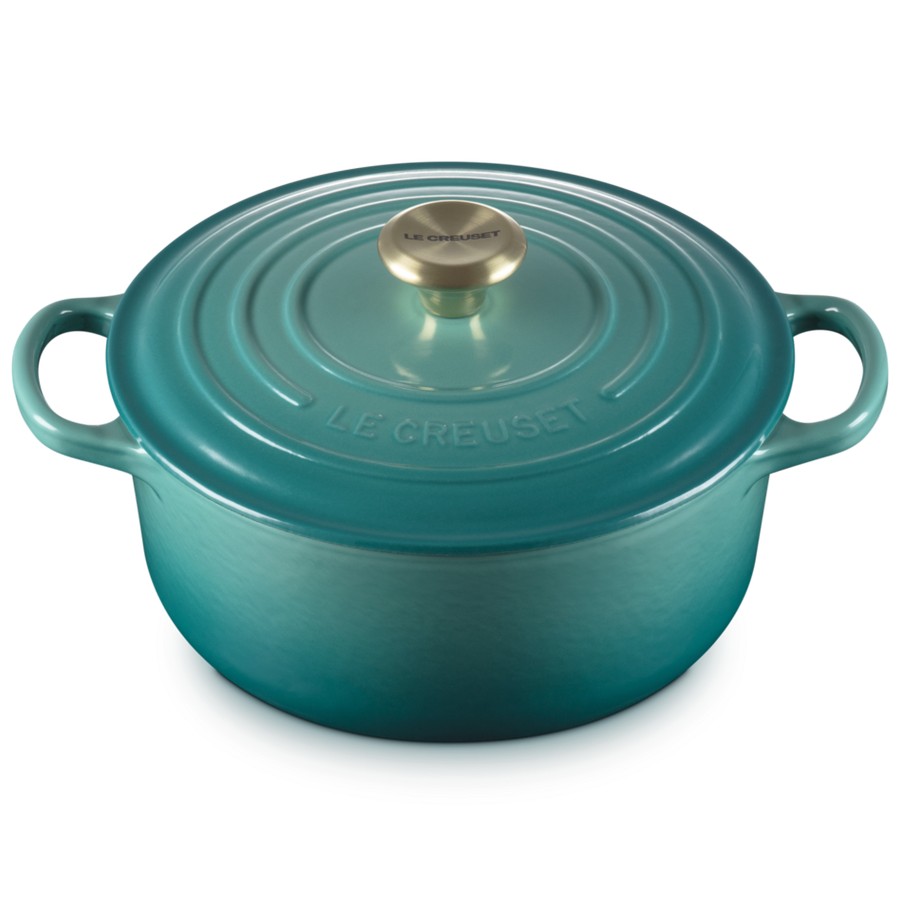 additioanl image for  Le Creuset Round Cass Bleu Riviera 24 cm 