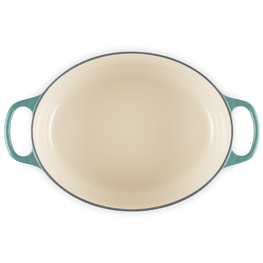 additioanl image for  Le Creuset Oval Cass. Bleu Riviera 29 cm 