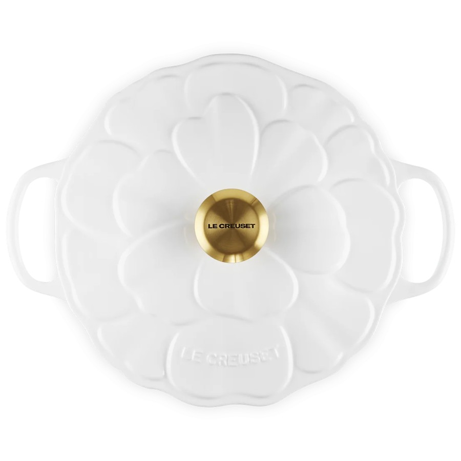 additioanl image for  Le Creuset Petal Round Cass. White 26 cm 