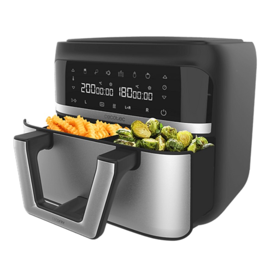 additioanl image for  Cecotec Airfryer Dual Black & Silver 