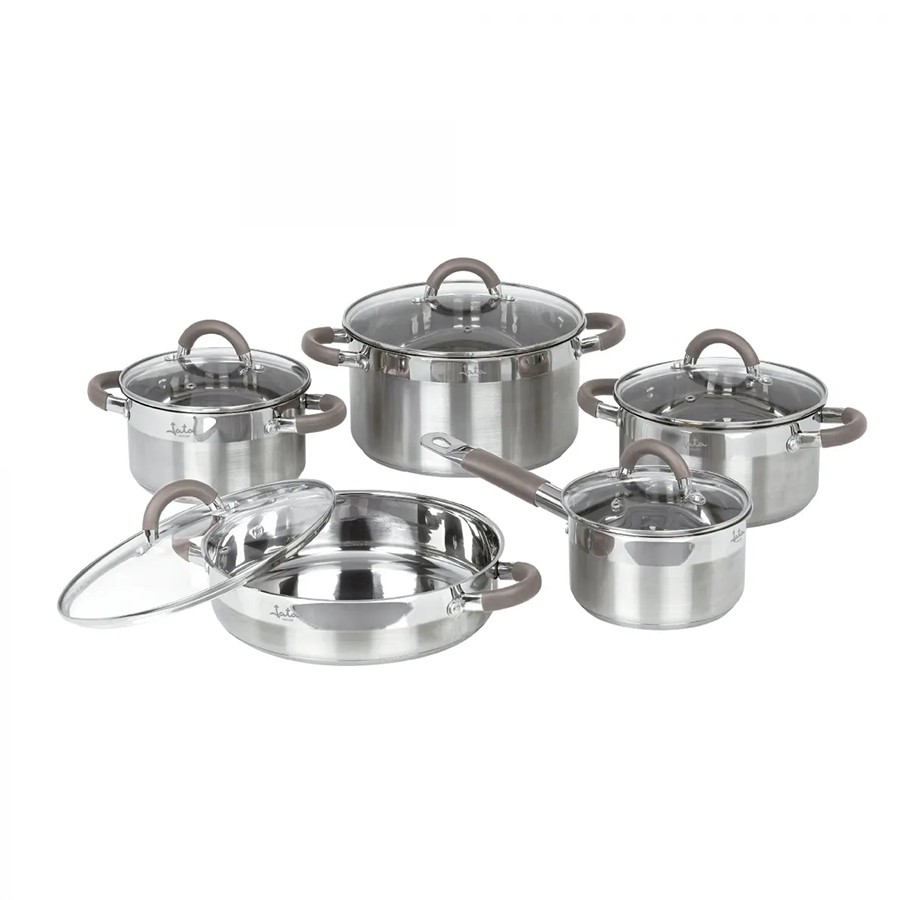 additioanl image for  Jata Set 5 S/Steel Saucepans & Lids 