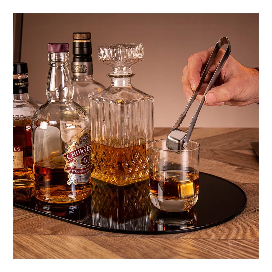 additioanl image for  Vacuvin Whiskey Stones 4 Pieces S/Steel 