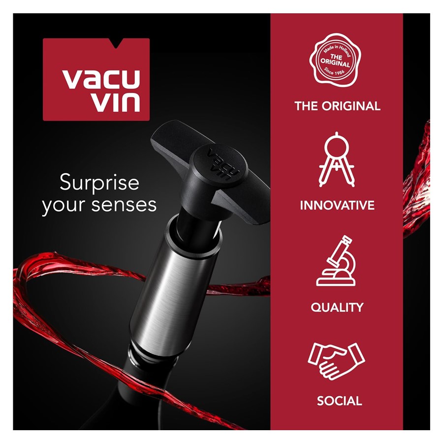 additioanl image for  Vacuvin Wine Set Air Deluxe Box 5 pcs. 