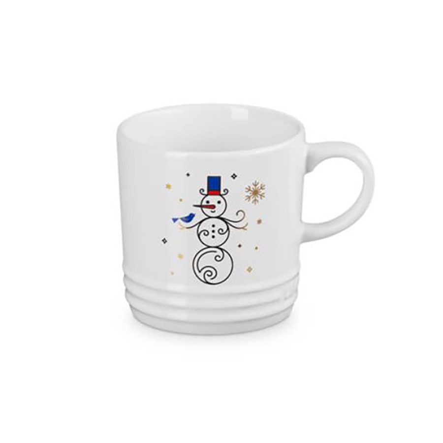 additioanl image for  Le Creuset Snowman Mug White 350 ml 