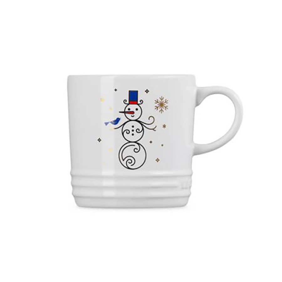 additioanl image for  Le Creuset Snowman Mug White 350 ml 