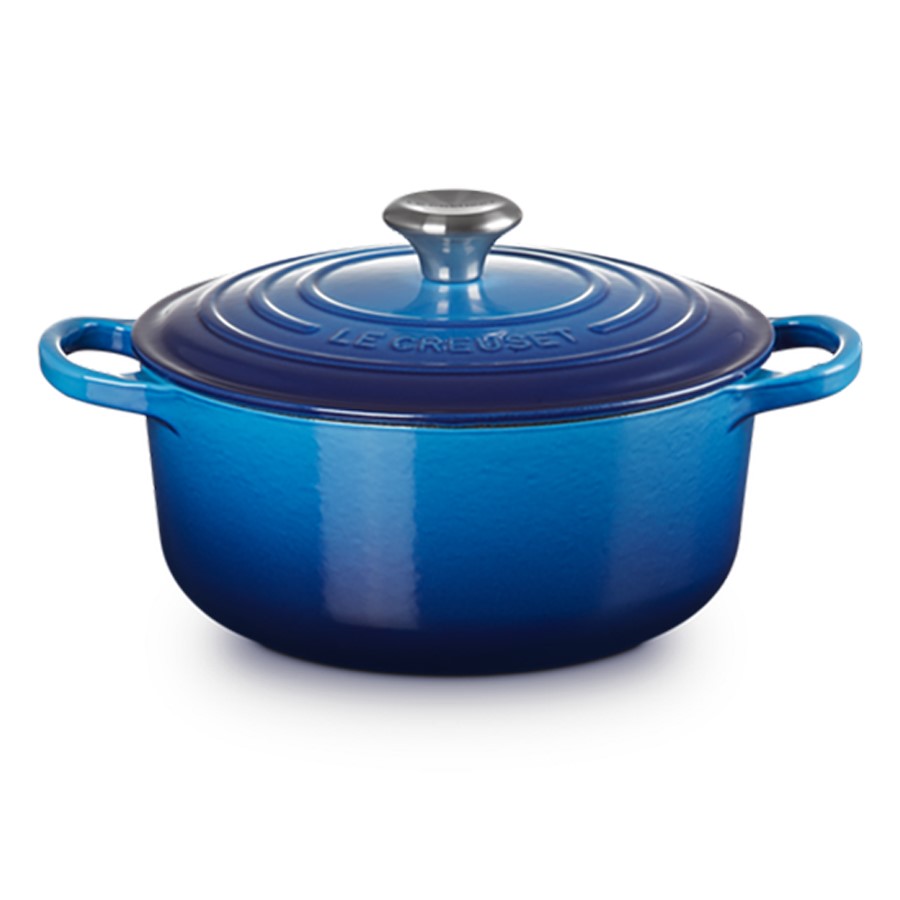 additioanl image for  Le Creuset Round Casserole Az.Blue 20 cm 