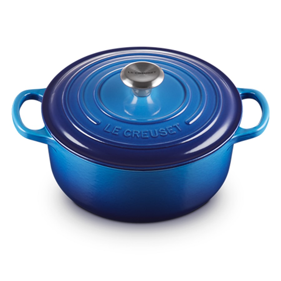 additioanl image for  Le Creuset Round Casserole Az.Blue 20 cm 
