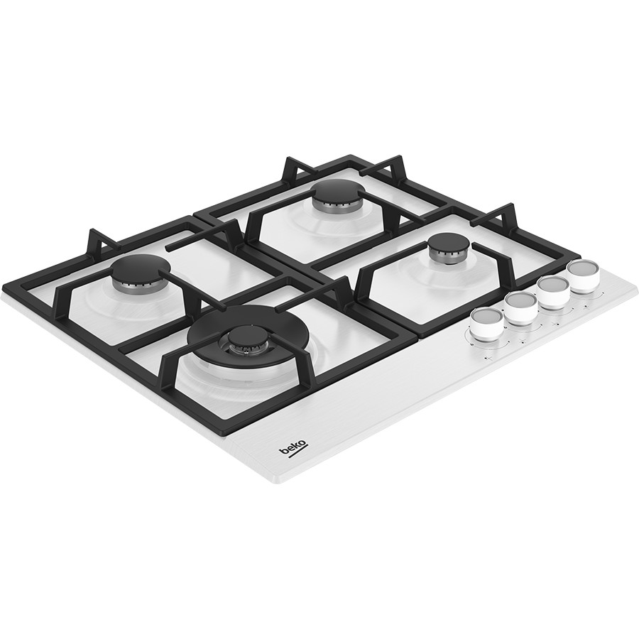 additioanl image for  Beko Hob Gas 4 Burner White 60 cm 