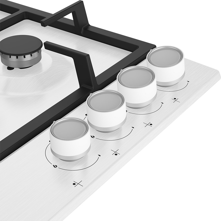 additioanl image for  Beko Hob Gas 4 Burner White 60 cm 