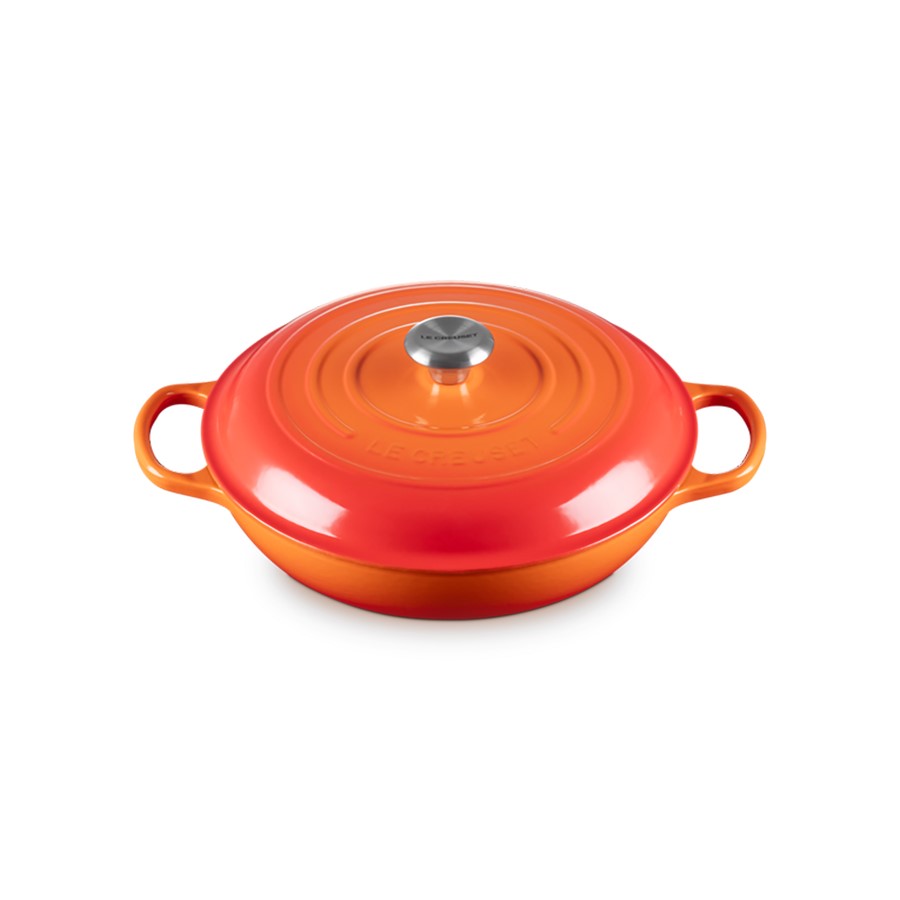 additioanl image for  Le Creuset Shallow Casserole Flame 26 cm 