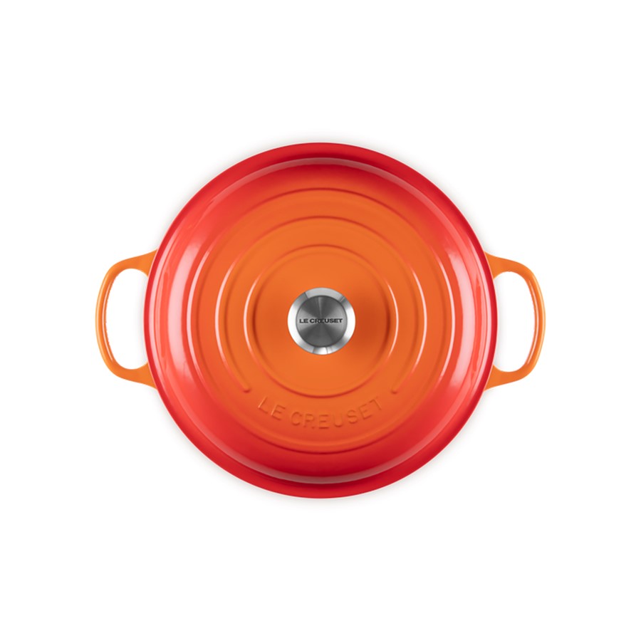 additioanl image for  Le Creuset Shallow Casserole Flame 26 cm 