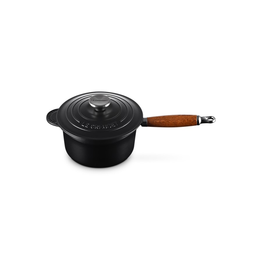 additioanl image for  Le Creuset Saucepan Matte Black 18 cm 